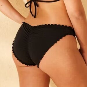Target Shade & Shore Black Ruched Bikini